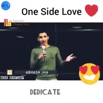 Download One Side Love इश क म हब बत Whatsapp Status Hindi Sharechat