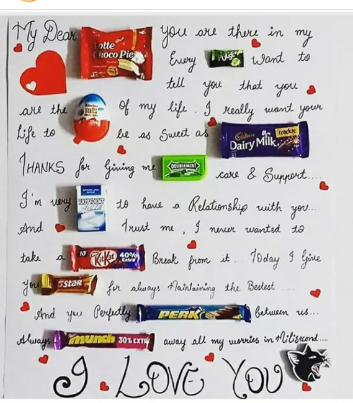 Letter hindi love to boyfriend in 50 Sweet