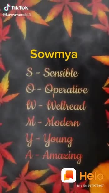 soumya name wallpaper