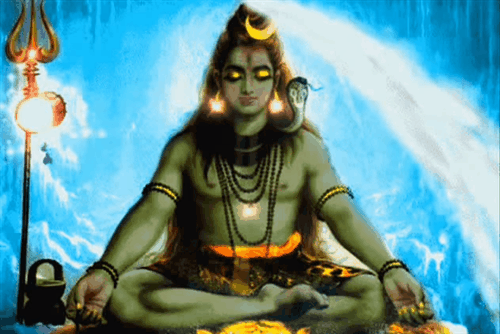 Mahadev Shiva Snake Galaxy Background GIF | GIFDB.com