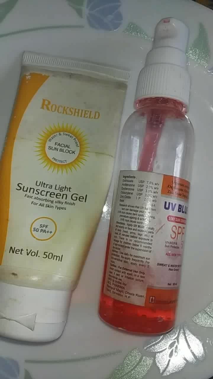 rockshield ultra light sunscreen gel