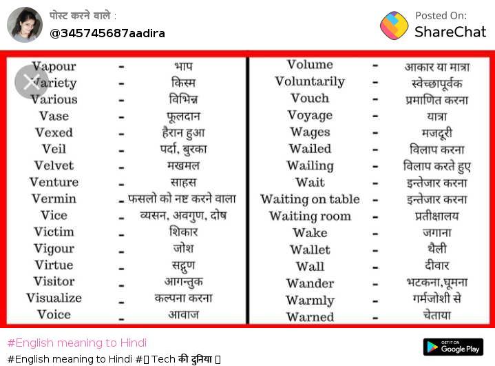 100 Best Images Videos 21 English Meaning To Hindi Whatsapp Group Facebook Group Telegram Group