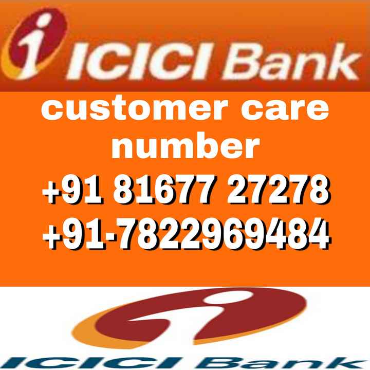 customer care number icici