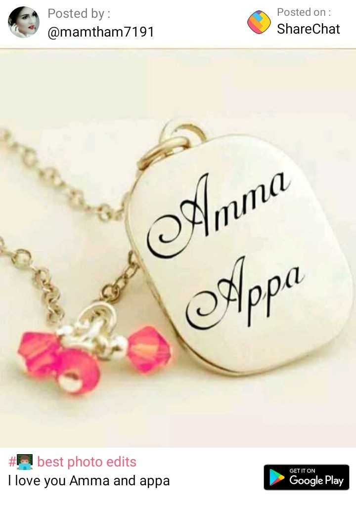 Love you appa amma images