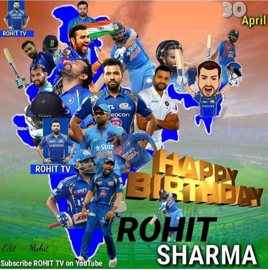 happy birthday rohit sharma • ShareChat Photos and Videos