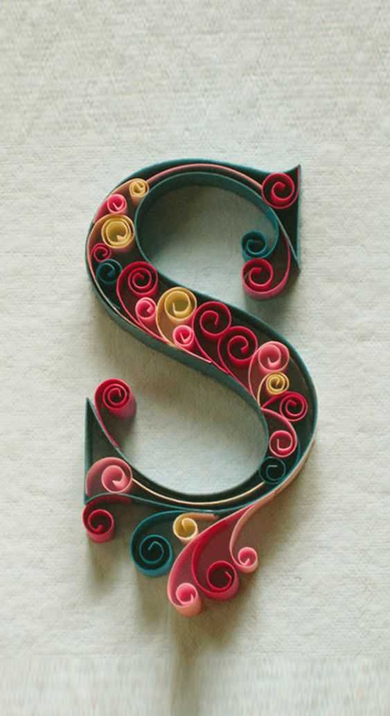 letter s stylish