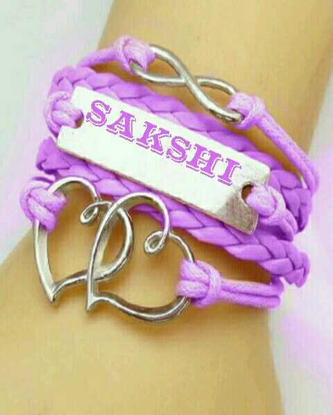 Aggregate more than 90 sakshi name bracelet super hot  POPPY