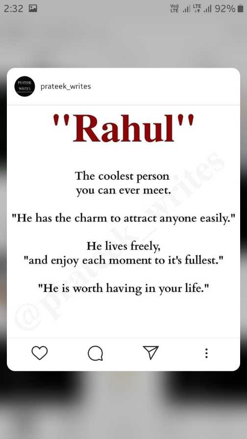 Meaning Of Rahul In Marathi